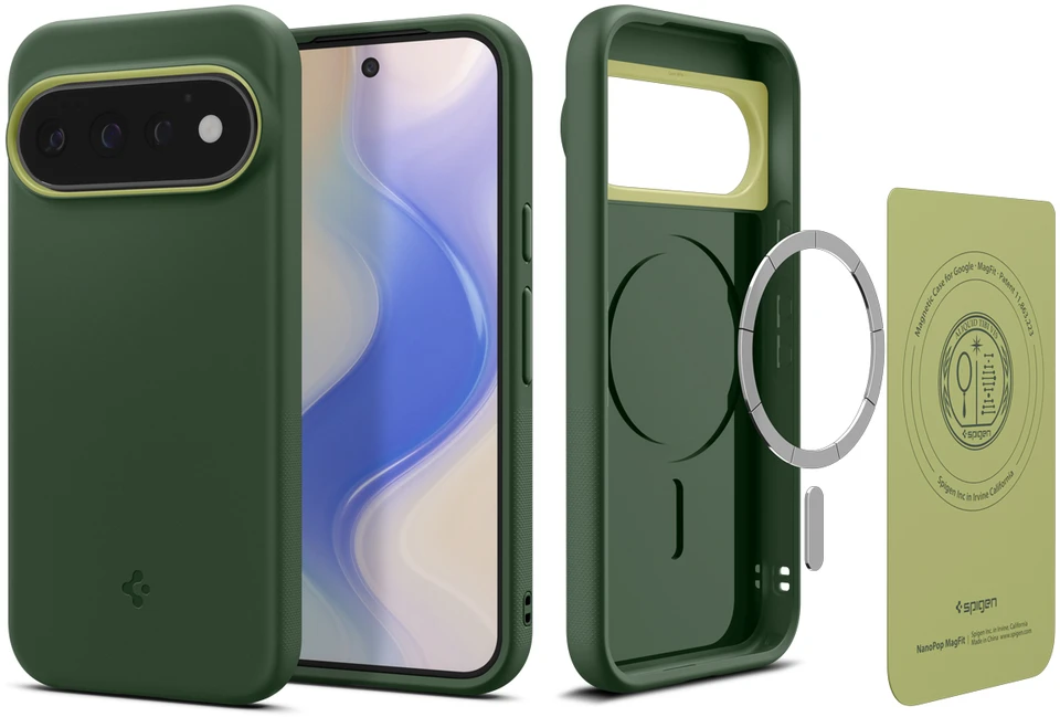 Dėklas Spigen Nano Pop MagSafe, avo žalias – Google Pixel 11 Pro