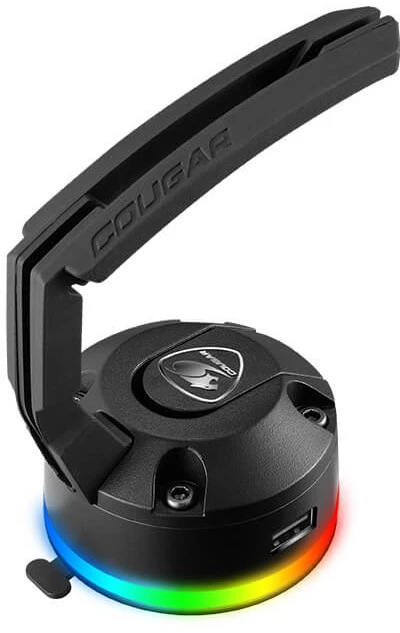 Ausinės COUGAR CGR-XXNB-HS1RGB Laikiklis Laisvų rankų įranga Juoda
