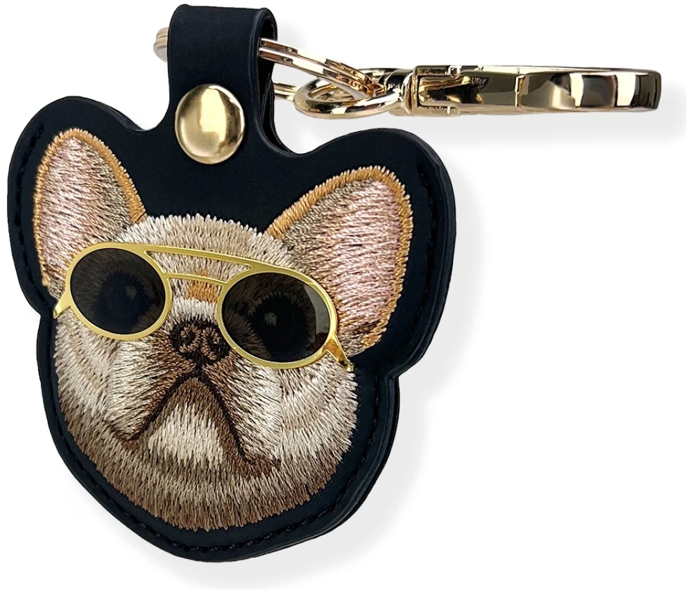 Dėklas locator Nimmy Glasses Cool Dog juodos spalvos