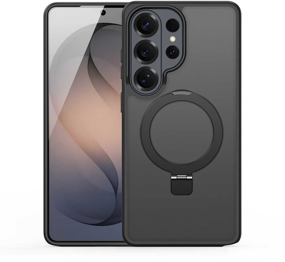 Dėklas Dux Ducis Yind Magnetic Stand Samsung S948 S26 Ultra juodas