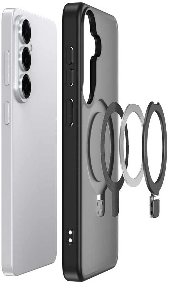 Dėklas Dux Ducis Yind Magnetic Stand Samsung S942 S26 juodas
