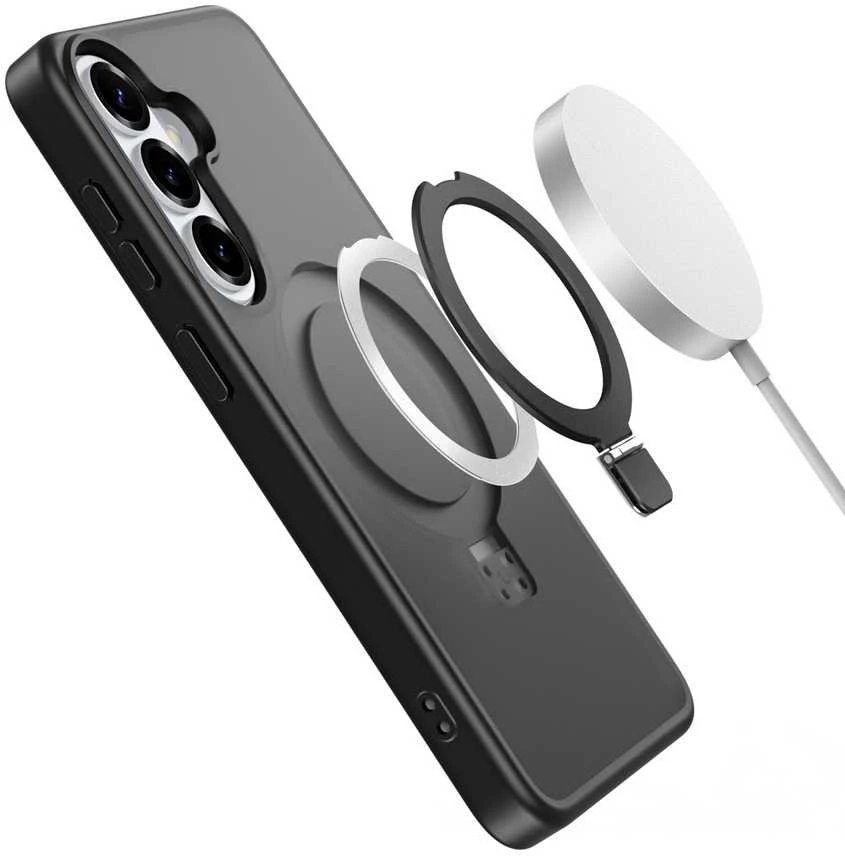 Dėklas Dux Ducis Yind Magnetic Stand Samsung S942 S26 juodas