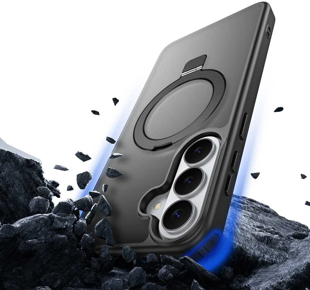 Dėklas Dux Ducis Yind Magnetic Stand Samsung S942 S26 juodas