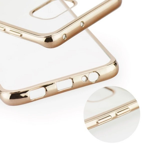 Dėklas Electro Jelly Huawei P20 Lite aukso spalvosaukso spalvos