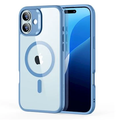 Dėklas ESR Classic Hybrid iPhone 16, clear mėlynas