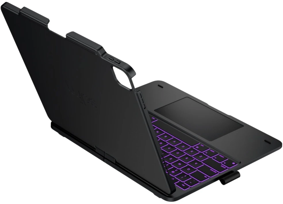 „Typecase Flexbook Touch“ dėklas, skirtas „iPad Air 13“ (M2 2024 / M3 2025 / M4 2026), juodas