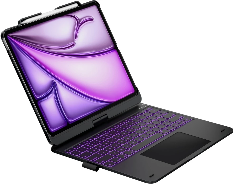 „Typecase Flexbook Touch“ dėklas, skirtas „iPad Air 13“ (M2 2024 / M3 2025 / M4 2026), juodas