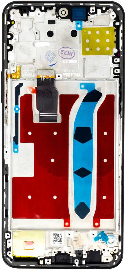 Dėklas For_Honor LCD Ekranas + Touch Unit + Front Cover Honor X8 Midnight Juodas