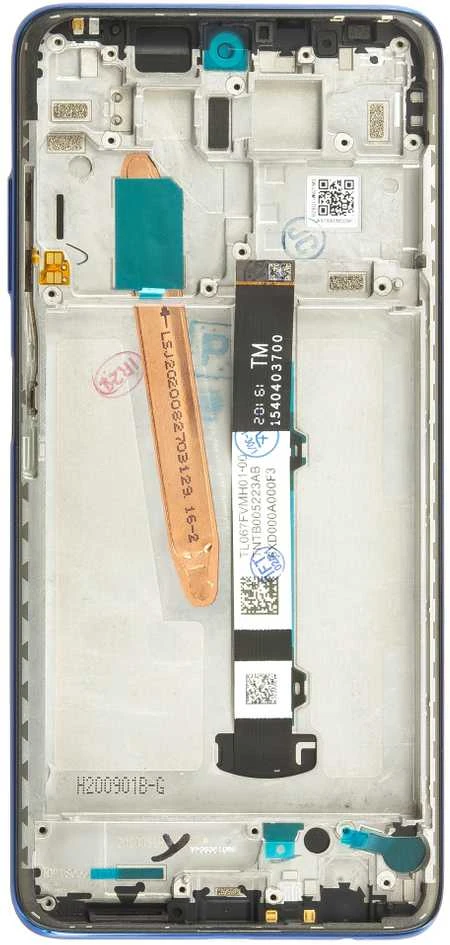 Dėklas For_Poco LCD Ekranas + Touch Unit + priekinis dangtelis skirtas Poco X3/X3 NFC Cobalt Mėlyna