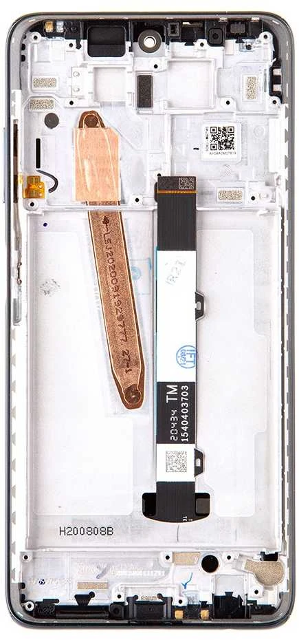 Dėklas For_Poco LCD Ekranas + Touch Unit + Priekinis dangtelis, skirtas Poco X3 Pro Phantom Juodas
