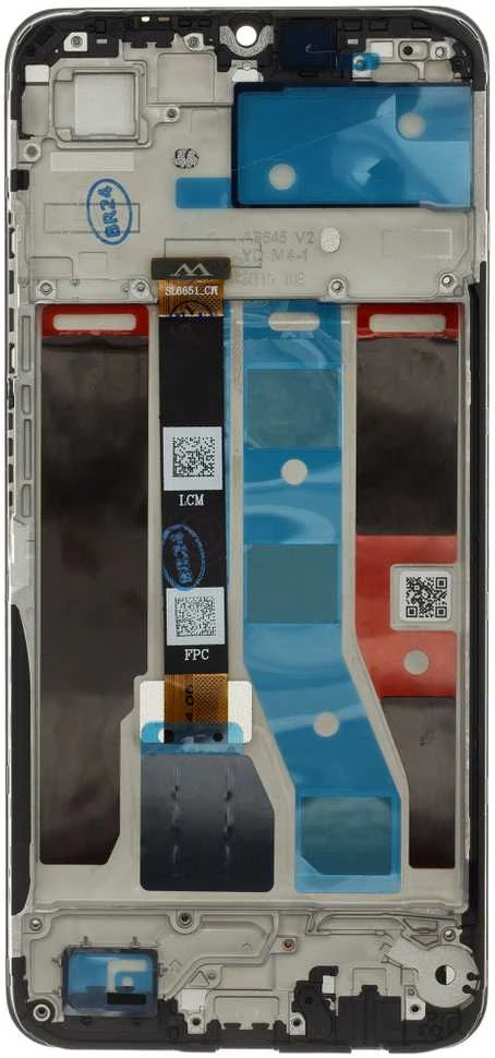 Dėklas LCD ekranas + jutiklinis blokas + priekinis dangtelis, skirtas „Realme C51“
