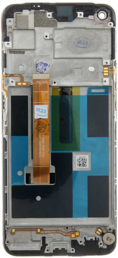 LCD ekranas + jutiklinis blokas + priekinis dangtelis, skirtas „Realme 7“