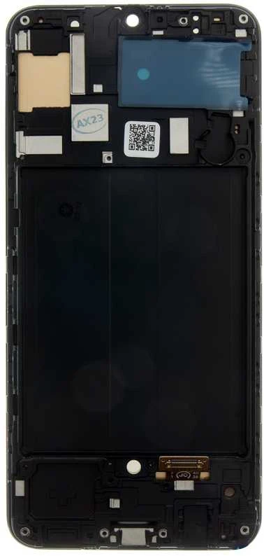 Dėklas For_Samsung LCD ekranas + Touch Unit + priekinis dangtelis Samsung A505 Galaxy A50 Juodas