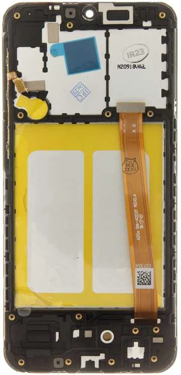 Dėklas For_Samsung LCD ekranas + Touch Unit + priekinis dangtelis Samsung A202 Galaxy A20e Juodas