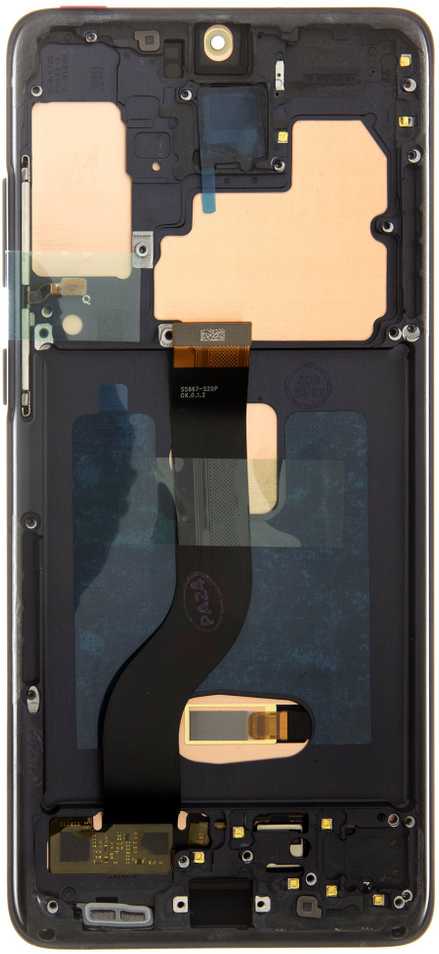 Dėklas For_Samsung LCD ekranas + jutiklinis blokas + priekinis dangtelis, skirtas Samsung G986/G985 Galaxy S20+ Cosmic Juodas