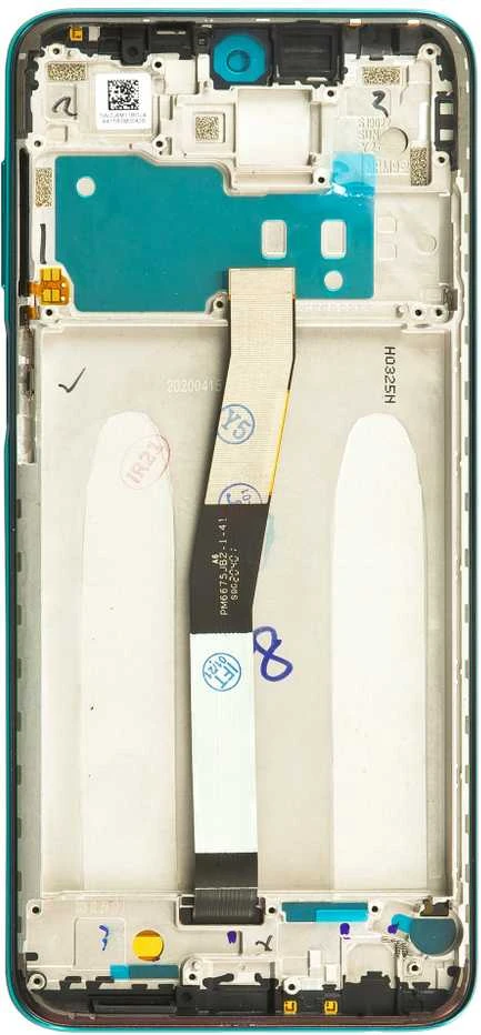 For_Xiaomi LCD ekranas + jutiklinis blokas + priekinis dangtelis, skirtas Xiaomi Redmi Note 9 Pro/9S/9 Pro Max Tropical Žalias