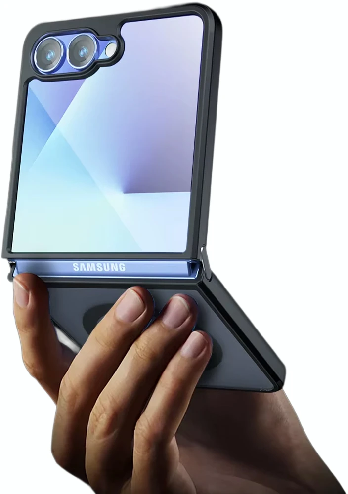 Dėklas Toptel Full Matte Mag Cover Samsung Galaxy Flip 8 juodas