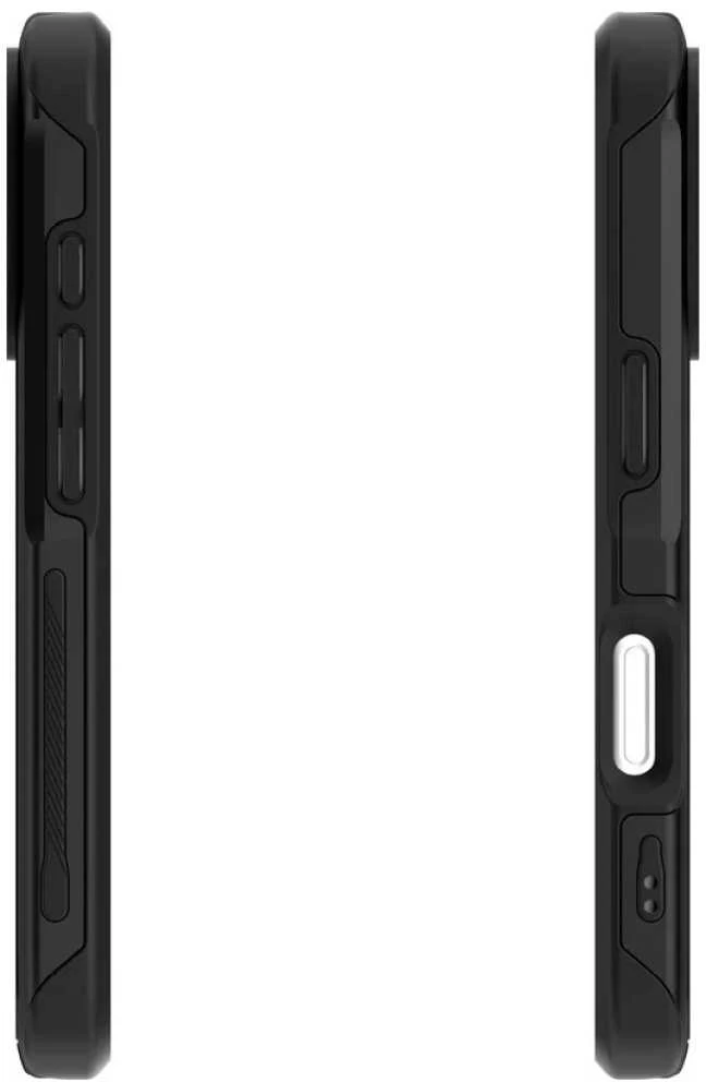 Dėklas Ghostek Atomic Slim MagSafe skirtas Apple iPhone 17 Pro juodos spalvos