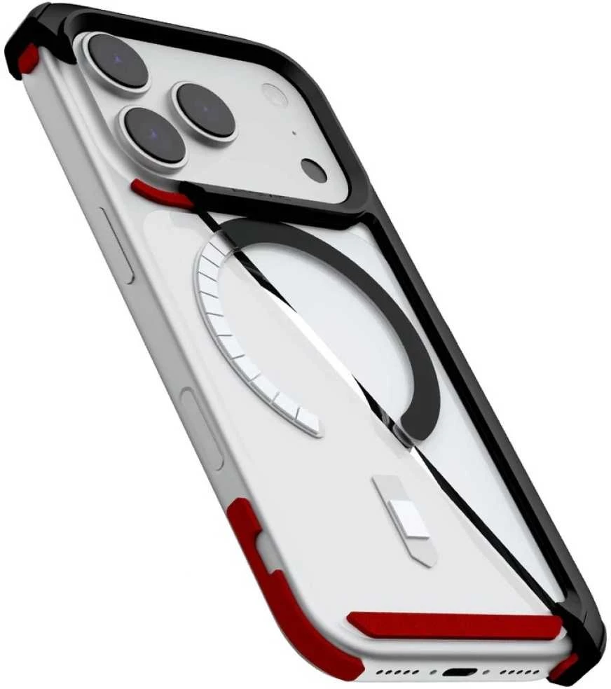 Dėklas Ghostek Atomic Slim MagSafe skirtas Apple iPhone 17 Pro juodos spalvos