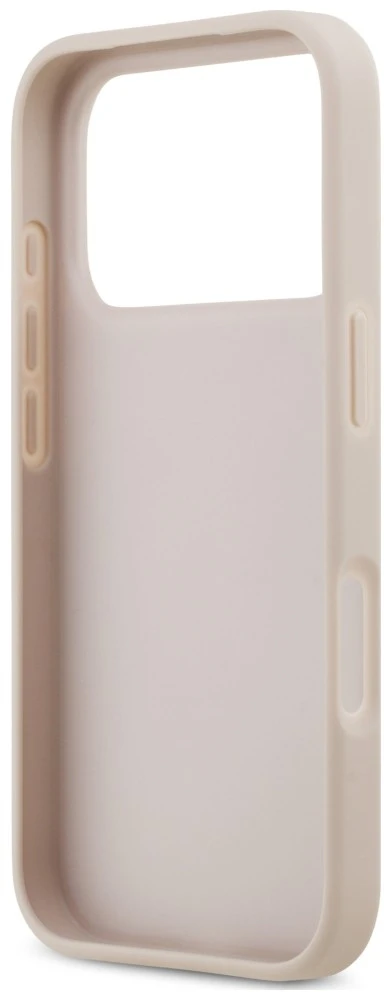 Dėklas Guess 4G Double Card Triangle, skirtas iPhone 18 Pro Max / 17 Pro Max, rožinis