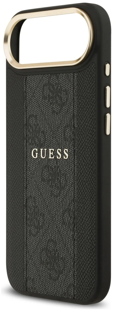„Guess 4G Stripe MagSafe“ dėklas, skirtas „iPhone Air“ - juodas