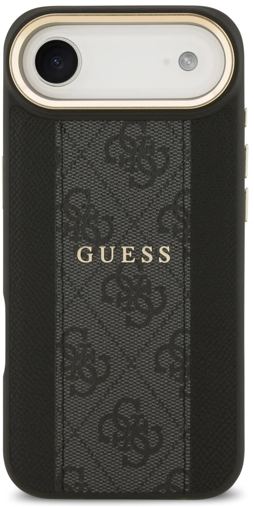 „Guess 4G Stripe MagSafe“ dėklas, skirtas „iPhone Air“ - juodas