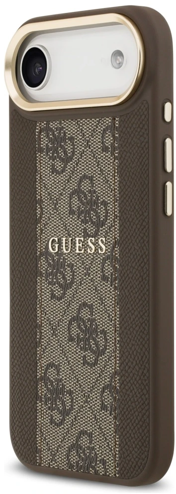 „Guess 4G Stripe MagSafe“ dėklas, skirtas „iPhone Air“ – rudas