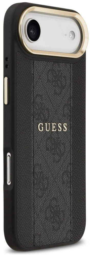 „Guess 4G Stripe MagSafe“ dėklas, skirtas „iPhone Air“ - juodas