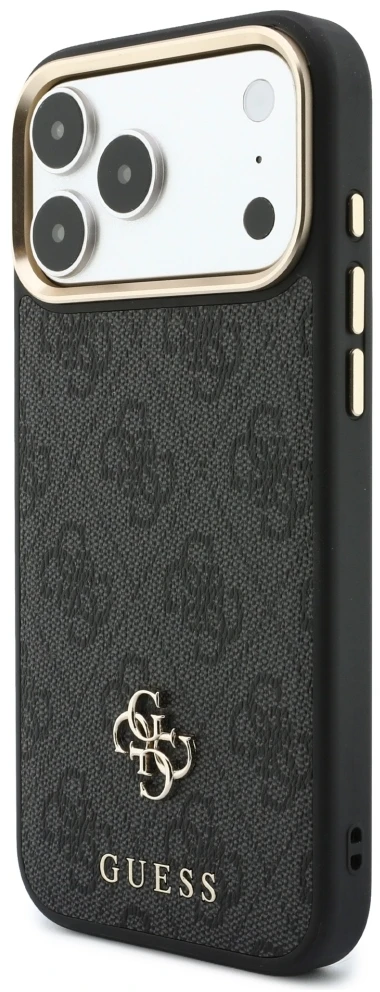 Dėklas Guess 4G su pinigine Magsafe, skirtas iPhone 18 Pro / 17 Pro, rudas