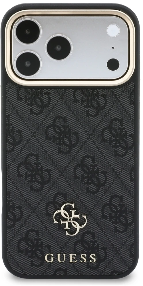 Dėklas Guess 4G su pinigine Magsafe, skirtas iPhone 18 Pro / 17 Pro, rudas