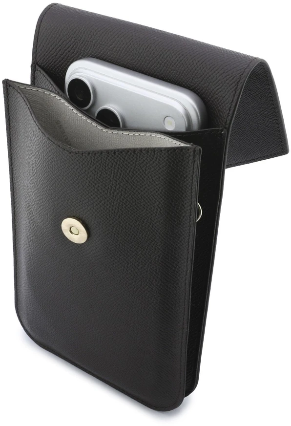 Dėklas Guess PU Grained 4G Metal Logo telefono krepšys rudas