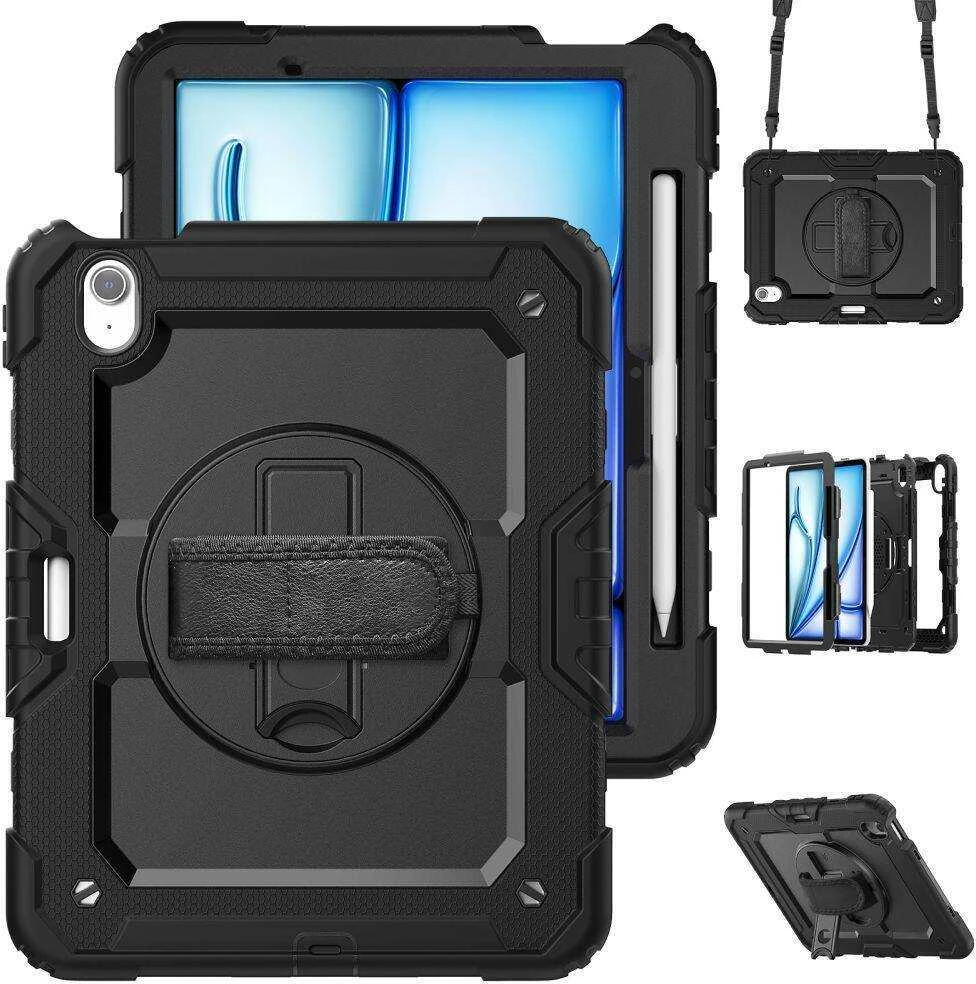 Dėklas iPad Air 11.0 (6GEN) Tech-Protect Solid360 juodos spalvos