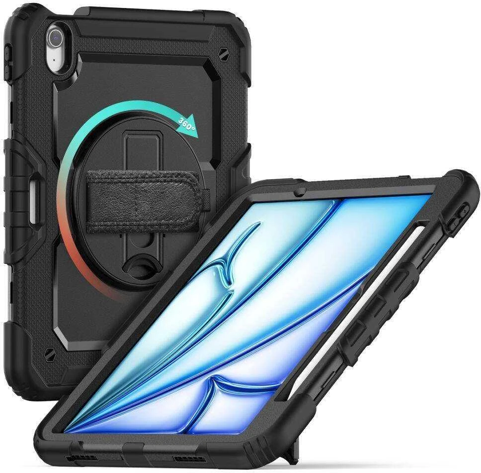 Dėklas iPad Air 11.0 (6GEN) Tech-Protect Solid360 juodos spalvos