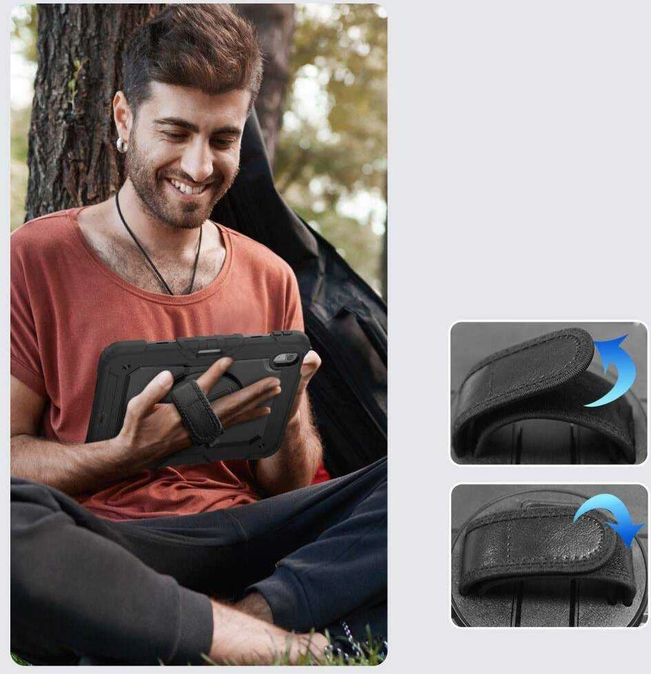 Dėklas iPad Air 11.0 (6GEN) Tech-Protect Solid360 juodos spalvos