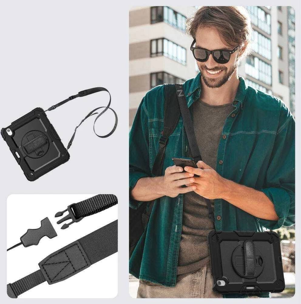 Dėklas iPad Air 11.0 (6GEN) Tech-Protect Solid360 juodos spalvos