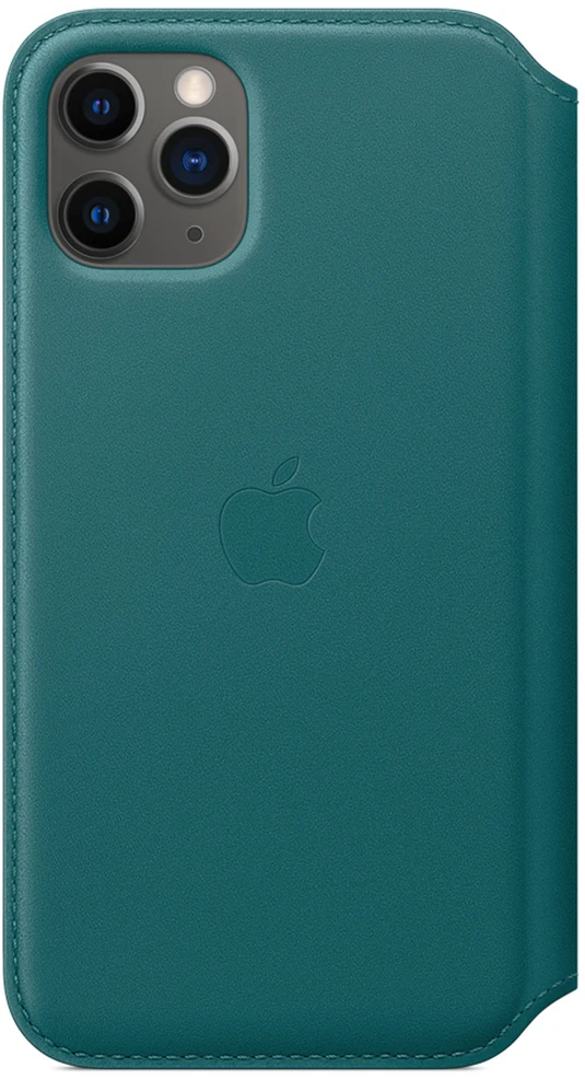 iPad Odinė „Folio“ tipo atverčiama dėžutė, skirta iPhone 11 Pro – Peacock