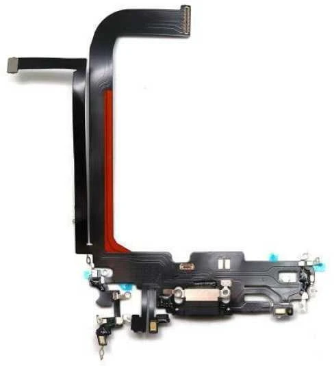 Dėklas Iphone Lcd iPhone 13 Pro Max Flex kabelis su įkrovimo jungtimi, grafitas