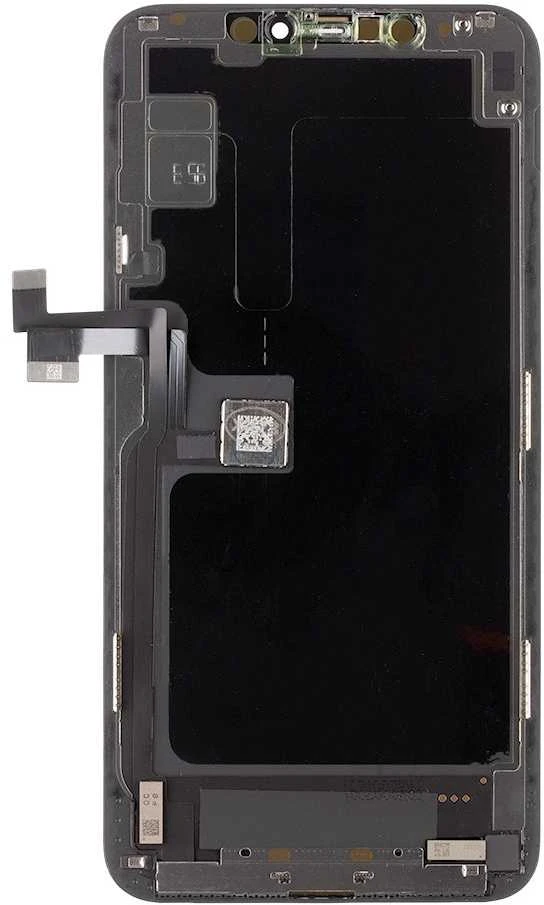 Dėklas Iphone Lcd „iPhone 11 Pro Max“ LCD ekranas + jutiklinis blokas, juodas minkštas OLED