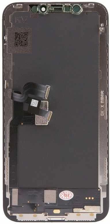Dėklas Iphone Lcd iPhone X LCD ekranas + jutiklinis blokas juodas GX kietasis OLED