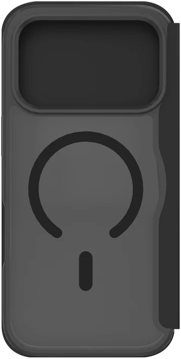 Dėklas JUST MUST CHAMPION II FLIP CASE MAGSAFE for iPhone 17 Pro, Juodas