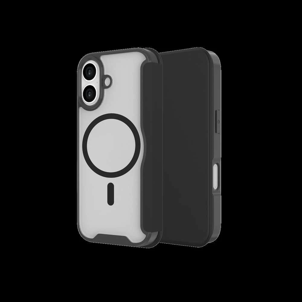 Dėklas JUST MUST CHAMPION II MAGSAFE FLIP CASE for iPhone 17, Juodas