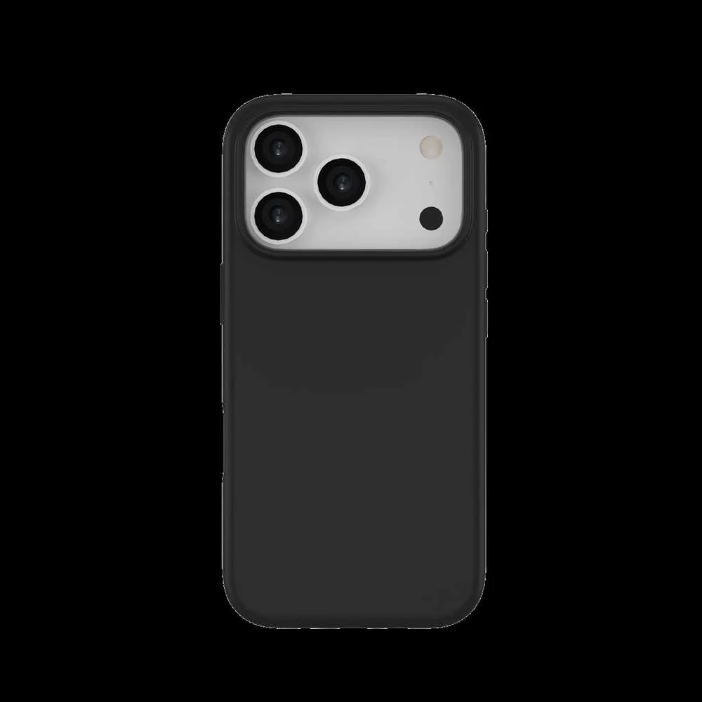 Dėklas JUST MUST REGULAR DEFENSE SILICONE with MAGSAFE for iPhone 17 Pro Juodas