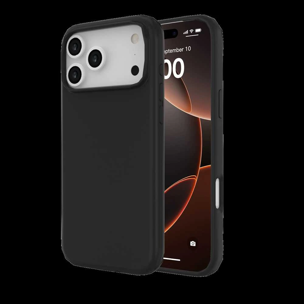 Dėklas JUST MUST REGULAR DEFENSE SILICONE with MAGSAFE for iPhone 17 Pro Max Juodas