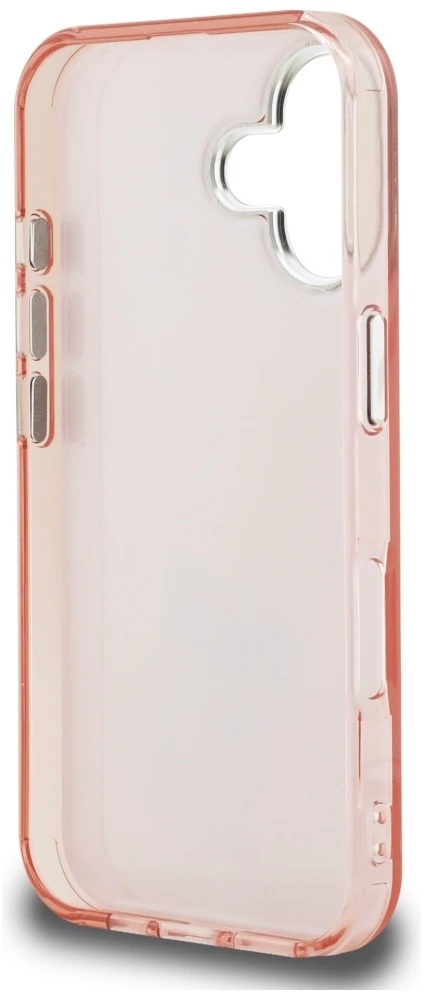 Dėklas Karl Lagerfeld IML Aquarelle Choupette & Logo iPhone 16 Case - Rožinė