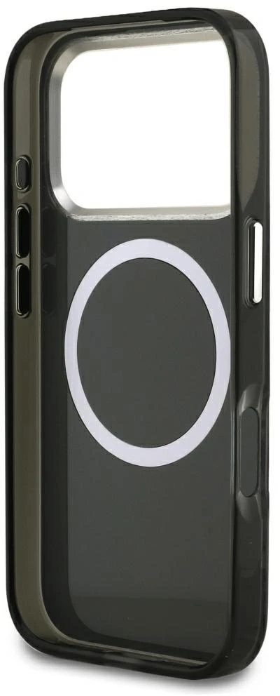 Dėklas Karl Lagerfeld IML Karl Head Logo MagSafe skirtas iPhone 17 Pro juodas