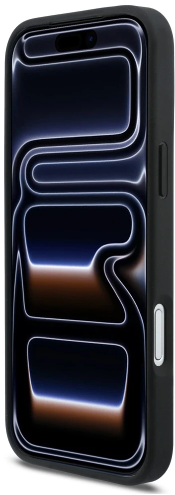 Karl Lagerfeld dėklas, skirtas IPHONE 17 Pro Max KLHCP17X6PRKCLK (Rhinestone W/ K&C PIN) juodas