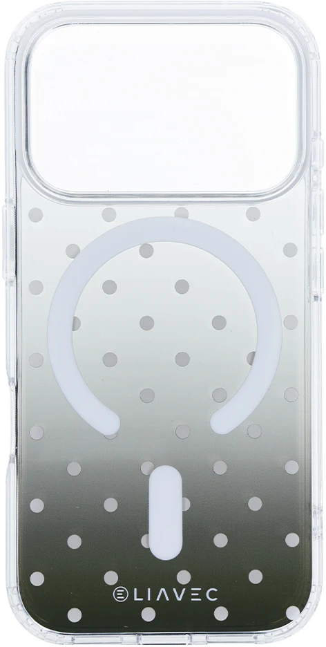 Liavec Bubble dėklas, skirtas Iphone 18 Pro/17 Pro, juodas