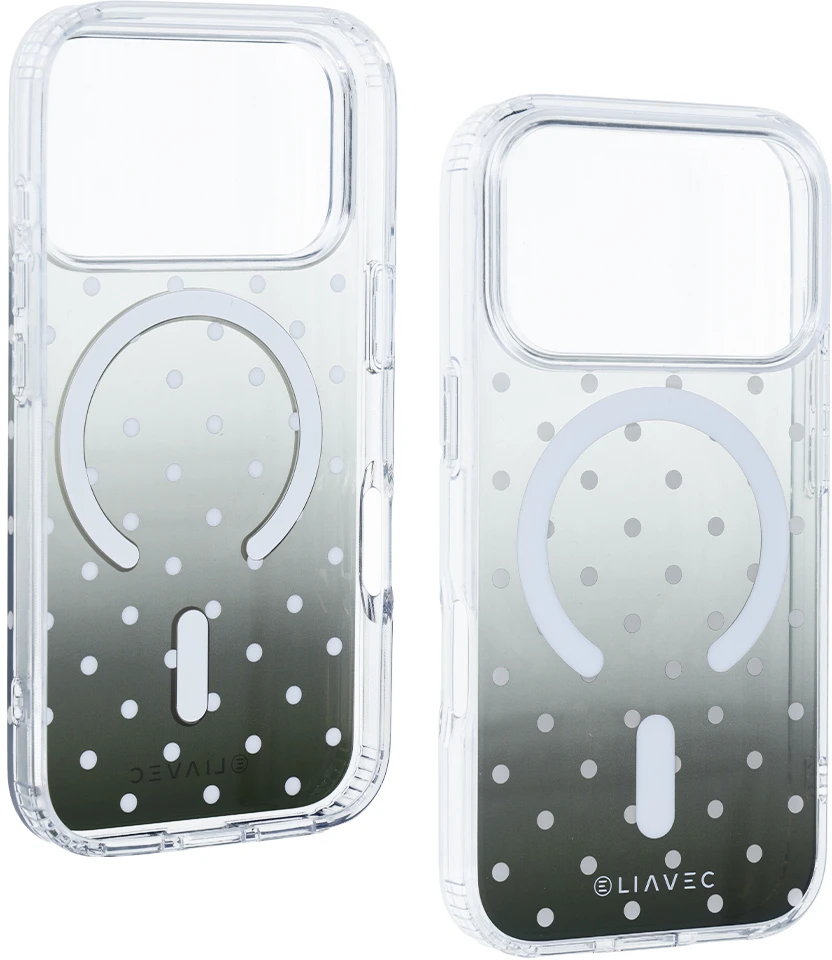 Dėklas Liavec Bubble Case do Iphone 18 Pro/17 Pro juoda