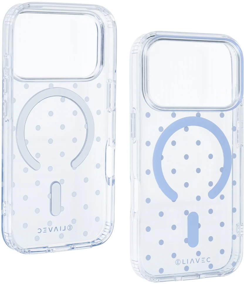 Dėklas Liavec Bubble Case do Iphone 18 Pro Max/17 Pro Max Šviesiai mėlynas
