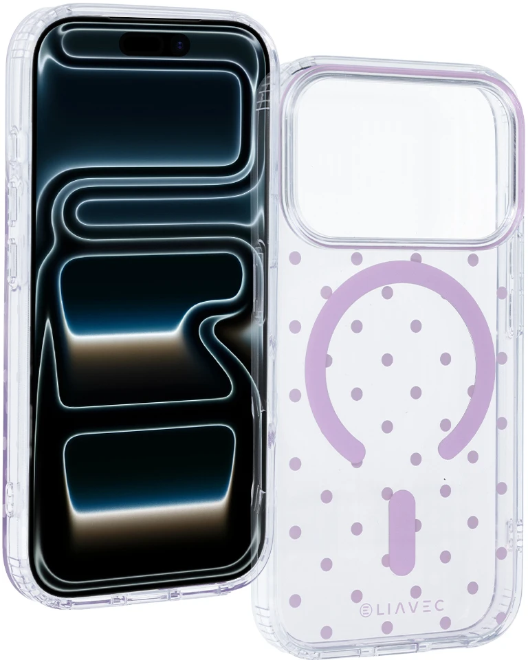 Dėklas Liavec Bubble Case do Iphone 18 Pro Max/17 Pro Max rožinė